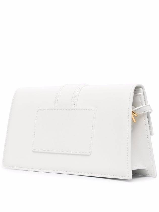 Le Bambino Long Flap Shoulder Bag White - JACQUEMUS - BALAAN 4