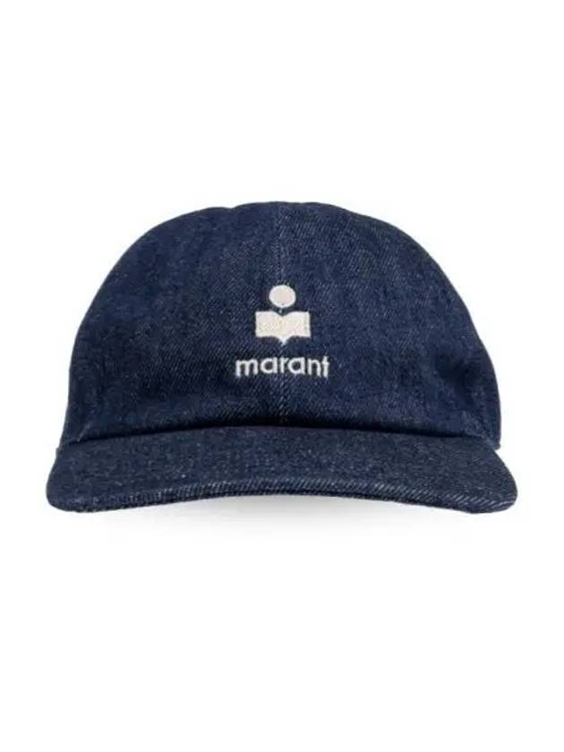 Tomas Embroidered Logo Ball Cap Blue - ISABEL MARANT - BALAAN 2