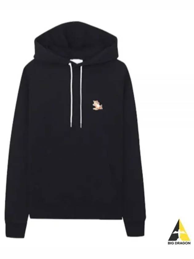 Chillax Fox Patch Classic Hoodie Black - MAISON KITSUNE - BALAAN 2