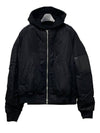 Jersey Detachable Hooded Bomber Jacket Black - JUUN.J - BALAAN 3