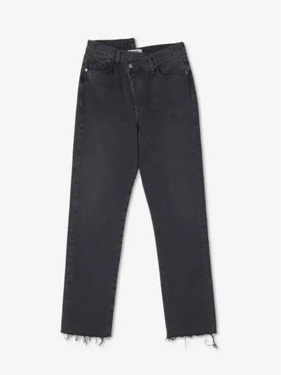 Crisscross Straight Jeans Black - AGOLDE - BALAAN 2