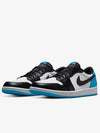 W Nike Jordan 1 Retro Low OG Black and Dark Powder Blue CZ0775104 - JORDAN - BALAAN 5