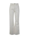 Cotton Straight Jeans White - AMI - BALAAN 2