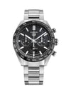 Carrera Caliber Metal Watch Black - TAG HEUER - BALAAN 3