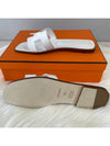 Oran Women Sandals Slippers White - HERMES - BALAAN 4