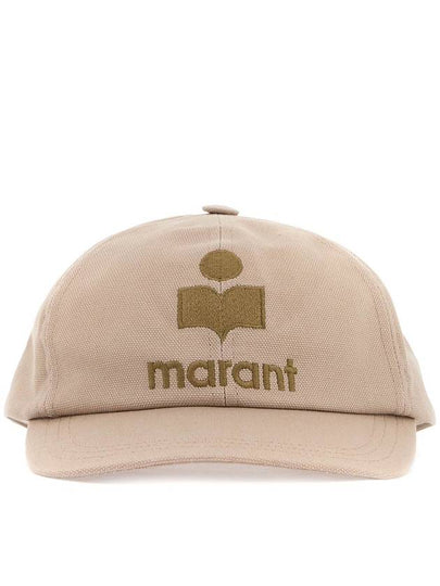 Tyron Logo Cotton Ball Cap Beige - ISABEL MARANT - BALAAN 2