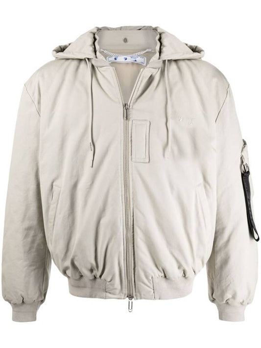 hooded jacket white - OFF WHITE - BALAAN.