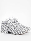 Monogram Fury Low Top Sneakers White - VETEMENTS - BALAAN 3