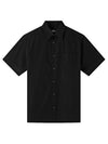 Men's Ross Short Sleeve Shirt Black - A.P.C. - BALAAN 2