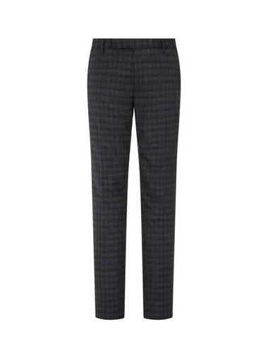 Wool check pattern slim fit pants charcoal 270605 - PAUL SMITH - BALAAN 1