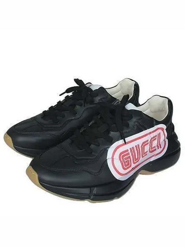 523609 Rhyton Sega Black Men s Sneakers 280 - GUCCI - BALAAN 1