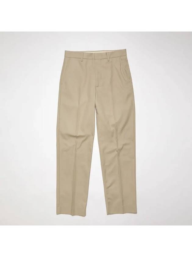 Regular Fit Straight Pants Beige - ACNE STUDIOS - BALAAN 3