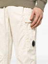 Stretch Sateen Loose Cargo Straight Pants Beige - CP COMPANY - BALAAN 6