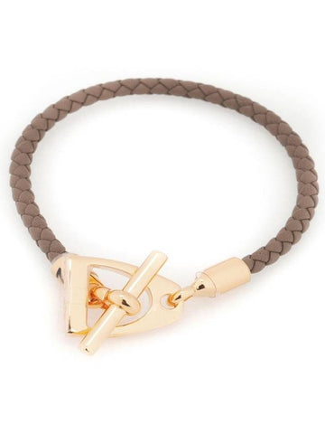 Etrier Horseshoe Leather Bracelet Etophe - HERMES - BALAAN 1