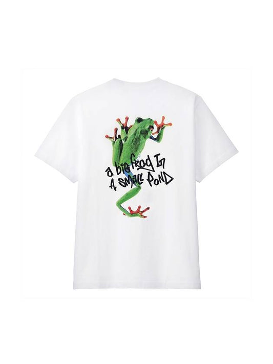 RED EYE FROG TEE white - ARCANE FUNK - BALAAN 2