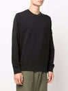 Wappen Patch Crew Neck Sweatshirt Black - STONE ISLAND - BALAAN 4