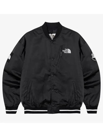 The North Face NJ3NQ60J White Label Player Varsity Jacket - THE NORTH FACE - BALAAN 1