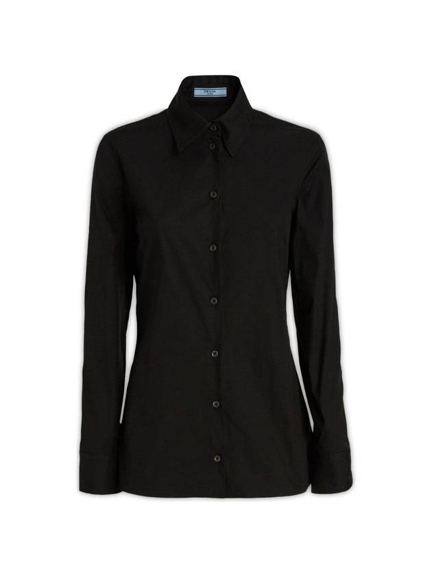 Women's Long sleeved Button up Shirt - PRADA - BALAAN 1