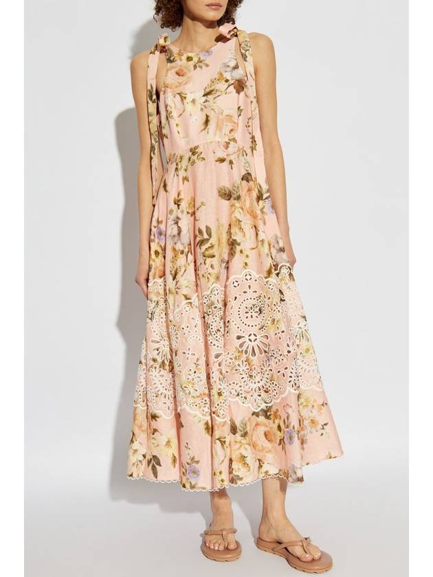 Zimmermann Dress With Floral Motif, Women's, Pink - ZIMMERMANN - BALAAN 3