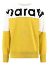 Howley Logo Crew Neck Sweatshirt Yellow - ISABEL MARANT - BALAAN 2