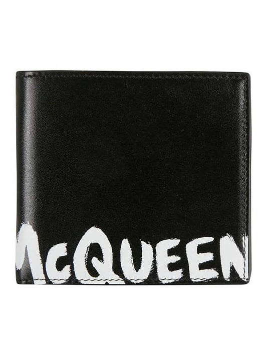 Men's Logo Bicycle Wallet Black - ALEXANDER MCQUEEN - BALAAN.