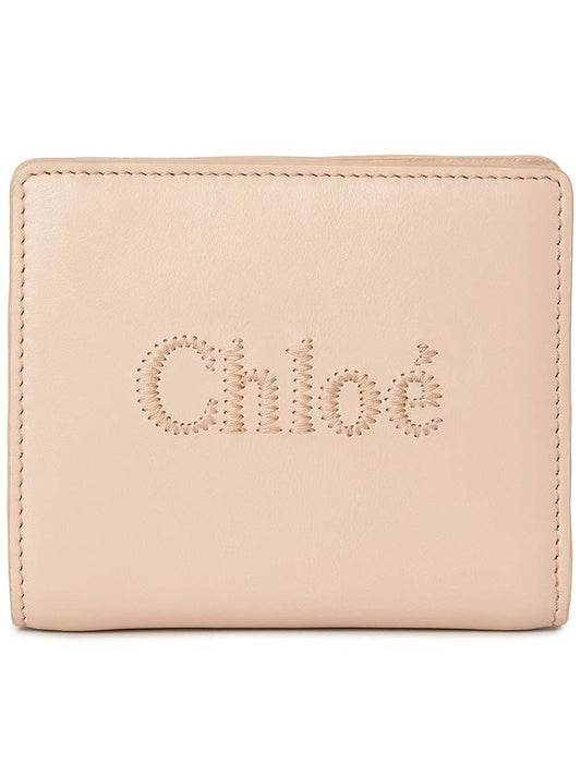 Sense Soft Leather Half Wallet Pink - CHLOE - BALAAN 2