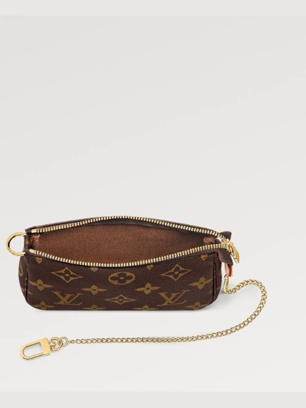 Monogram Mini Pochette Shoulder Bag Brown - LOUIS VUITTON - BALAAN 4