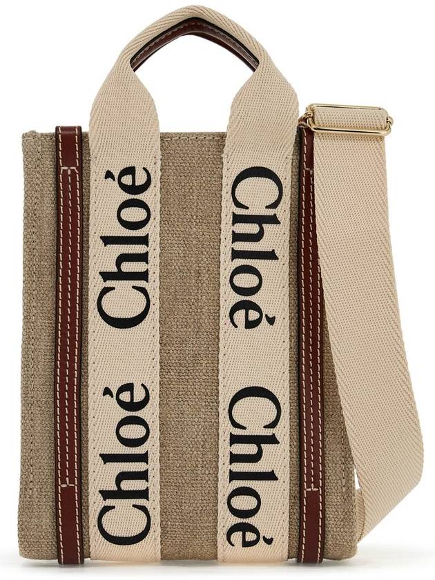 Woody Mini Tote Bag Beige Brown - CHLOE - BALAAN 2