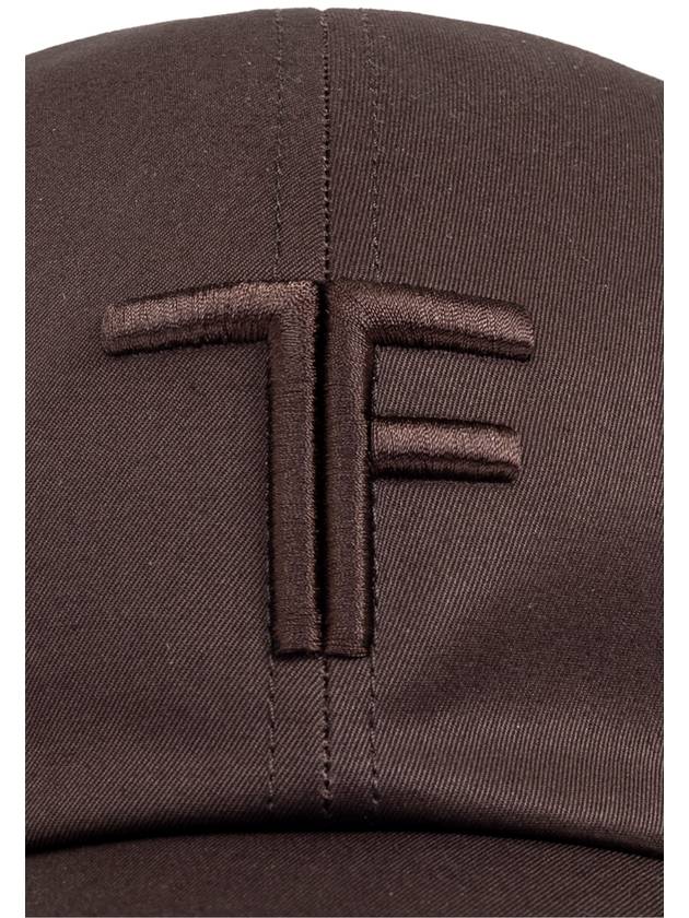 Tom Ford Cap With Logo, Men's, Brown - TOM FORD - BALAAN 4