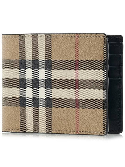 Vintage Check Slim Half Wallet Beige - BURBERRY - BALAAN 2