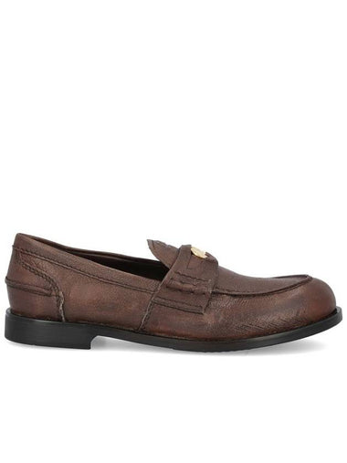 Miu Miu Flat shoes Brown - MIU MIU - BALAAN 1