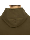 Compass Logo Patch Hoodie Olive - STONE ISLAND - BALAAN 8