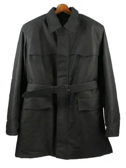 Technical Fabric Parka Black - PRADA - BALAAN 2