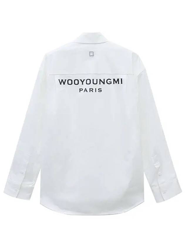 Cotton Back Logo Shirt White W243SH07811W - WOOYOUNGMI - BALAAN 2