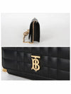 Lola Gold Logo Quilted Mini Cross Bag Black - BURBERRY - BALAAN 5