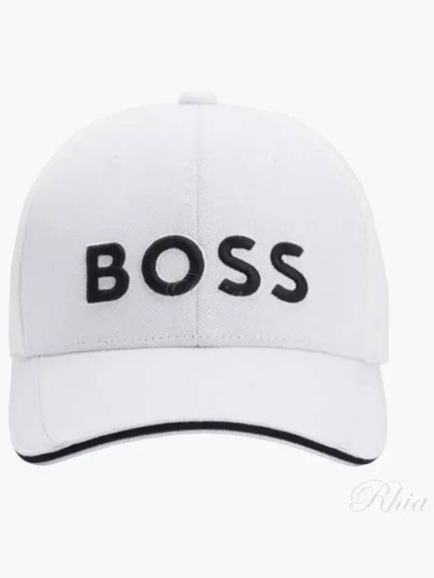 Boss Cap US 1 50519247 100 Embroidered Logo Knit Ball - HUGO BOSS - BALAAN 1