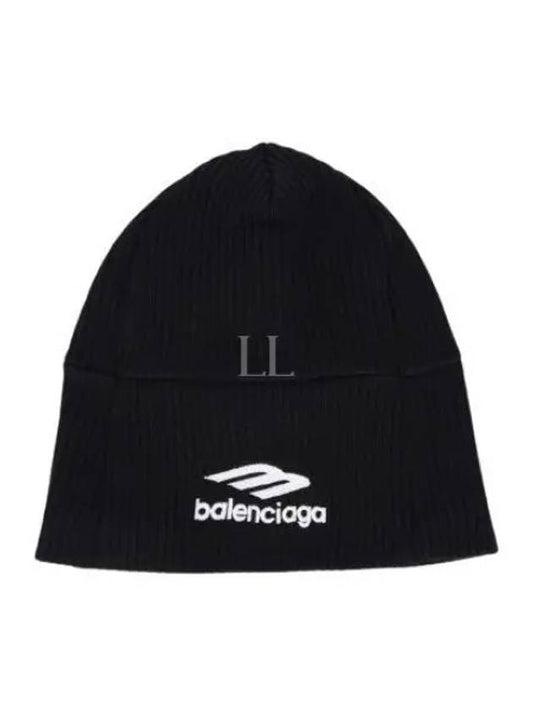 hat 7678324D8B01077 BLACK WHITE BLACK - BALENCIAGA - BALAAN 2