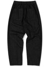 Wide Banding One Tuck Denim Pants Black - DE GRAND MATIN - BALAAN 3