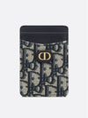 30 Montaigne Vertical Card Wallet Blue Dior Oblique Jacquard S2379UTZQ M928 - DIOR - BALAAN 1