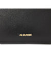 Giro Leather Medium Wallet Black - JIL SANDER - BALAAN 7