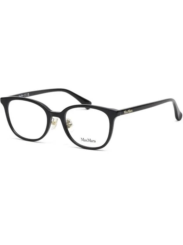 Glasses frame MM5067D 001 black horn rim Asian fit - MAX MARA - BALAAN 7