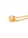 Mini Pop H Pendant Necklace Gold Rose Dragee - HERMES - BALAAN 7