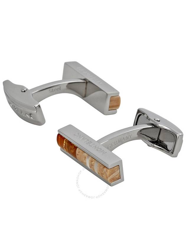 Montblanc Deco Cuff Links with Wood and Amber Inlays 111333 - MONTBLANC - BALAAN 2