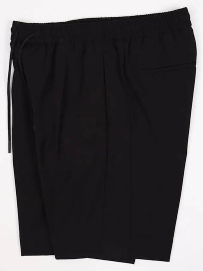 Men's Summer Banding Black Short Pants ASPT108 - IKALOOOK - BALAAN 2