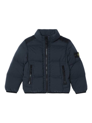 Navy blue padded jacket 811640728 P STONE V0020 - STONE ISLAND - BALAAN 1