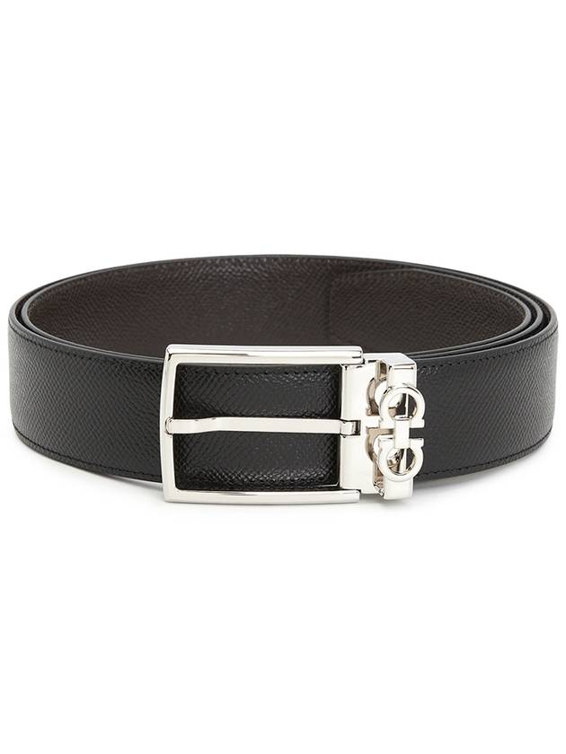 Ferragamo Gancini Men s Double sided Belt 67 A037 002 0708206 Free Cutting 045 - SALVATORE FERRAGAMO - BALAAN 1