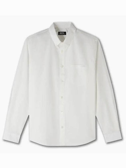 Edouard Long Sleeve Shirt White - A.P.C. - BALAAN 2