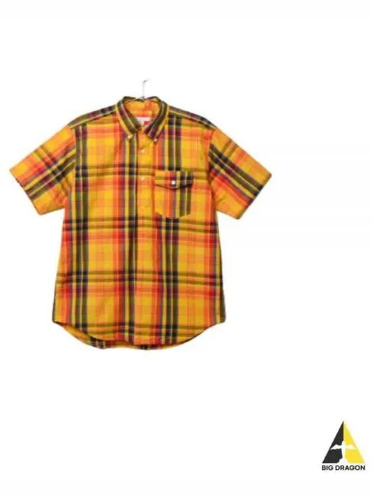 Popover BD Shirt Gold Cotton Plaid MP013 ES049 - ENGINEERED GARMENTS - BALAAN 1