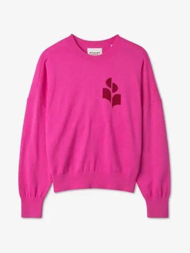 Marisans Logo Knit Top Pink - ISABEL MARANT - BALAAN 2