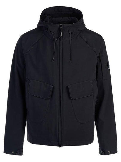 Lens Wappen Hooded Jacket Black - CP COMPANY - BALAAN 2